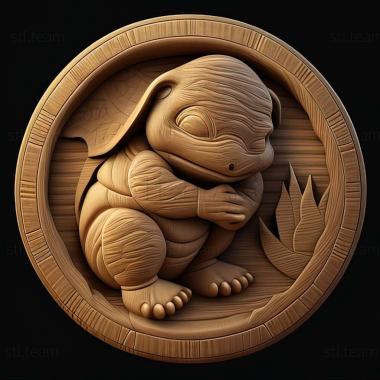 3D модель Колискова «Кангасканський малюк Гарурас». (STL)